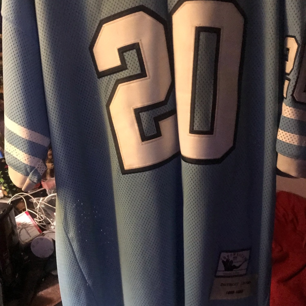 Barry sanders throw back jersey